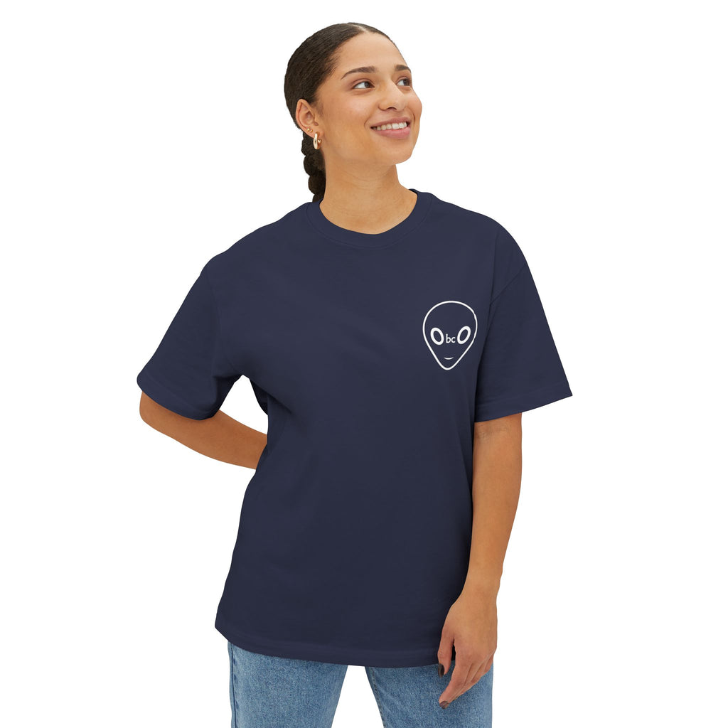 Obco Alien Face Oversized Tee Shirt