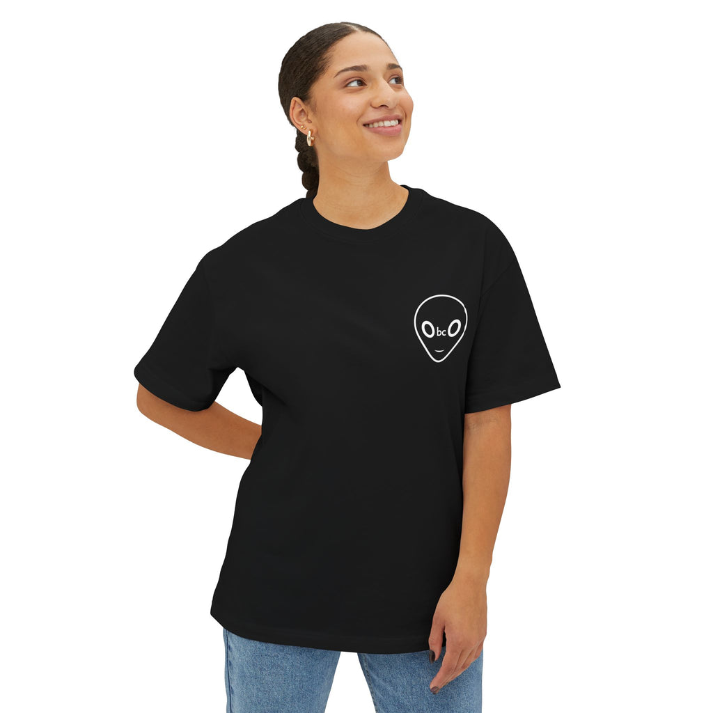 Obco Alien Face Oversized Tee Shirt