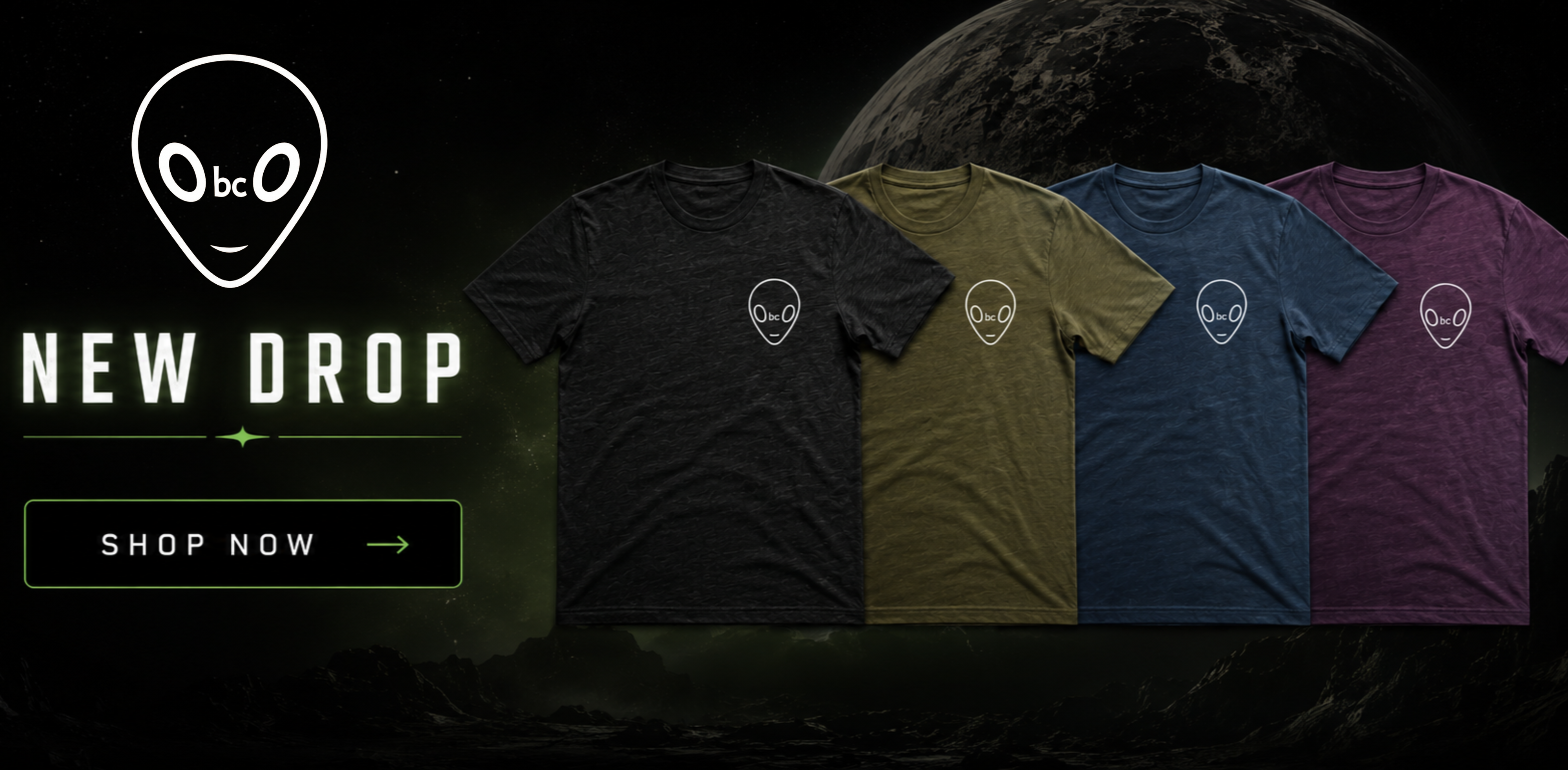 Obco Alien Face Tee Shirt