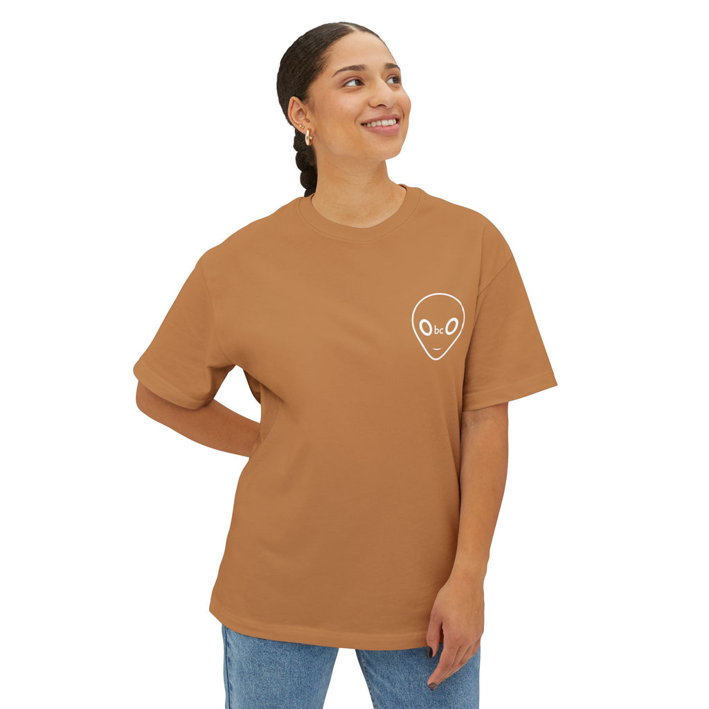 Obco Alien Face Oversized Tee Shirt
